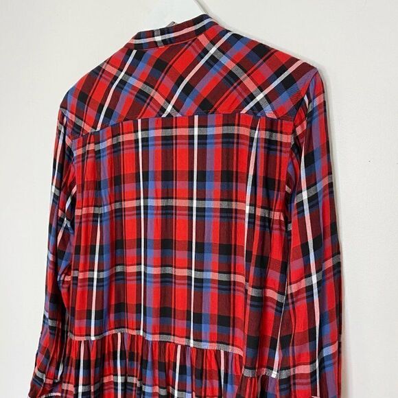 CLEARANCE - Aritzia Wilfred Free Lucy Plaid Long Sleeve Dress - Picture 5 of 8